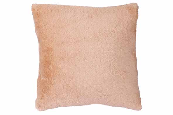 Kissen Plush beige 45 x 10 x 45 cm Textil