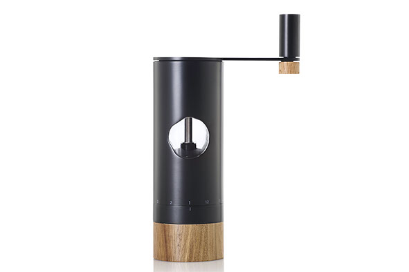 Powermill peper-zoutmolen D6 x H20 cm hout zwart-bruin