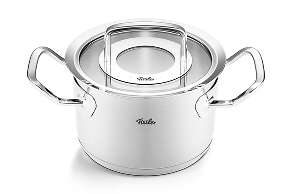 Original-Profi Collection kookpot Ø 16 cm, 2,1 l, RVS 18/10, glazen deksel