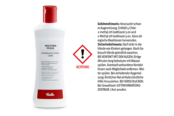 Reinigingsmiddel rvs 250 ml