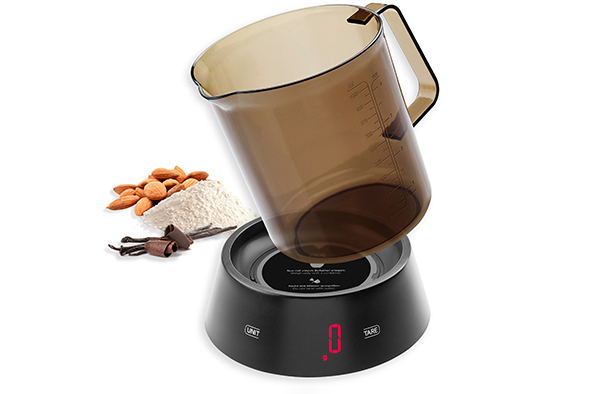 Digital Kitchen Scale Messbecher-Waage Rebecca 16,5 x 13,5 cm schwarz