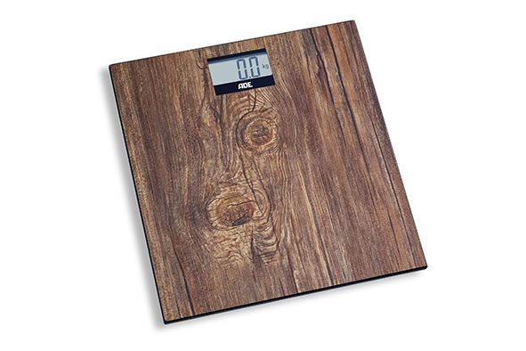 Ade digitale personenweegschaal Holly zwart 30,2 x 30,2 cm 33,5 x 32,5 x 3 cm