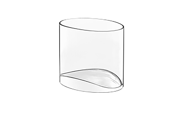 Michelangelo aperoglas 15 cl, set van 6, ovaal