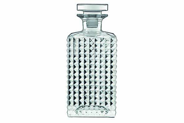 Mixology decanteerkaraf 0,75 l Ø 9 cm x H 20,7 cm met luchtdichte stop