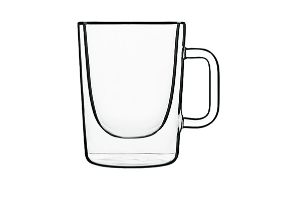 Thermic Glass Kaffeeglas 30 cl 2er-Set Caffè Aroma doppelwandig mit Henkel