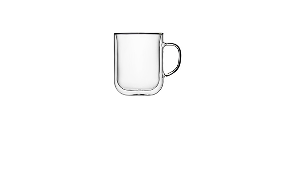 Thermic Glass koffieglas 35 cl set van 2 Sublime Mug dubbelwandig met oor