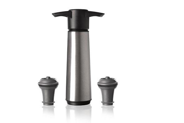 Wine Saver Vakuumflaschenstopfen, Edelstahl, 3er-Set