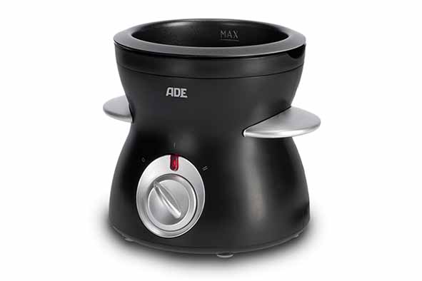 Kitchen Gadgets elektrische chocoladefondue, uitneembare bowl, zwart, 15 x 14,5 x 14 cm