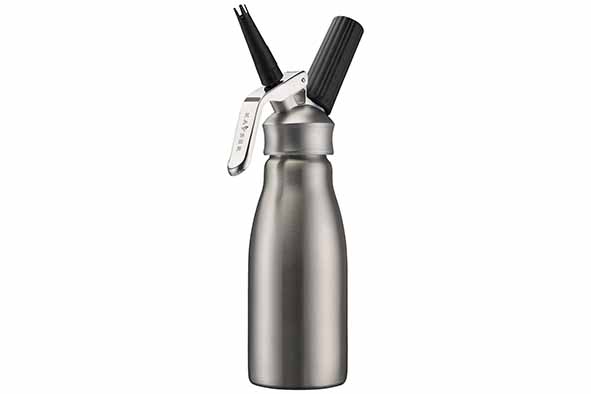 Whipcreamer roomklopper, roestvrij staal, 0,5 l, 9 x 10 x 31,5 cm