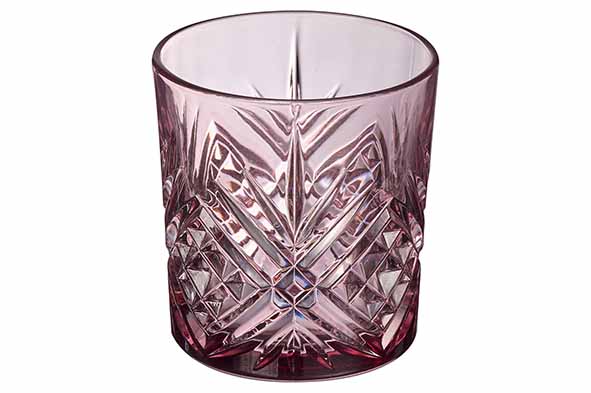 Salzburg Color tumbler mauve lot de 4, 30 cl, Ø 8,5 cm