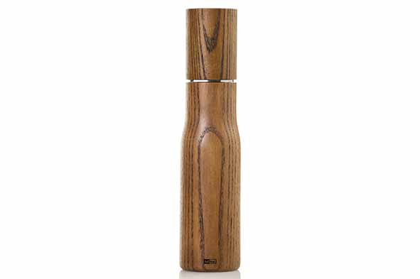 Levo peper-zoutmolen nootbruin Ø 6,5 cm, hoogte 27 cm