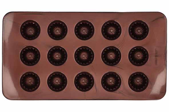 Chocolaterie chocoladevorm ring cake set van 2 15 pralines per vorm