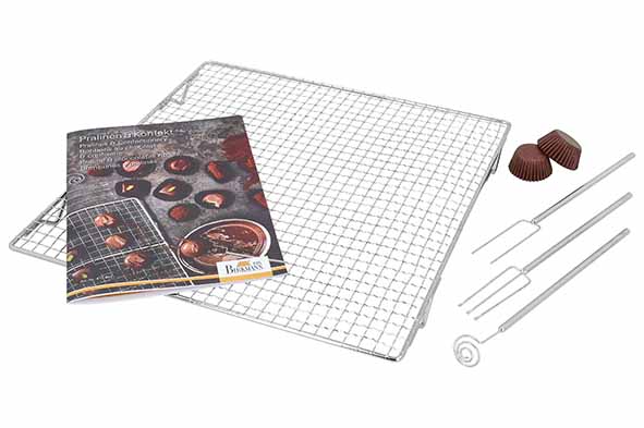 Chocolaterie set à pralines, lot de 5, 31 x 31 x 3 cm