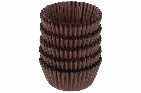 Chocolaterie pralinevormen van papier, set van 150, Ø 2,5 x H 1,7 cm