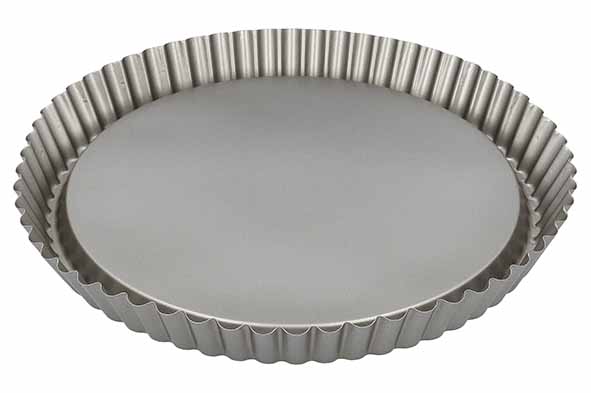 Bakers Best taartvorm flan 30 x 30 x 3,5 cm antiaanbaklaag