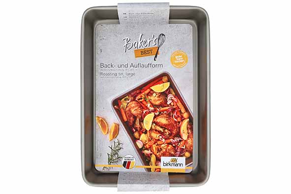 Bakers Best braadslede 35 x 24,5 x h6 cm, antiaanbaklaag