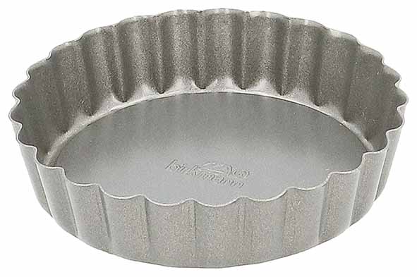 Bakers Best mini taartvorm rond 10 x 10 x H 2 cm losse bodem - non-stick