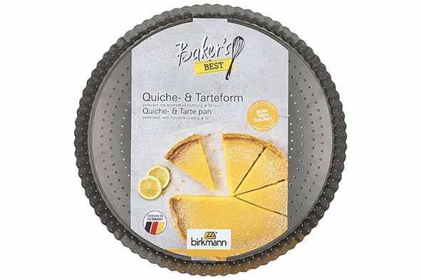 Bakers Best taart- en quichevorm 30 x 30 x H 4 cm perf. losse bodem - non-stic