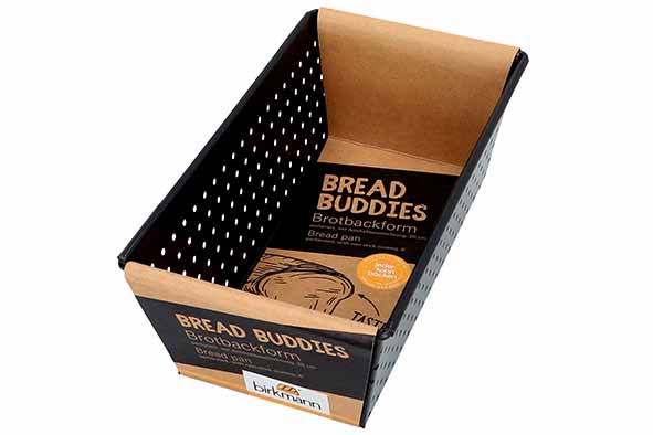 Bread Buddies broodvorm 21 x 11,5 x 7,5 cm, geperforeerd