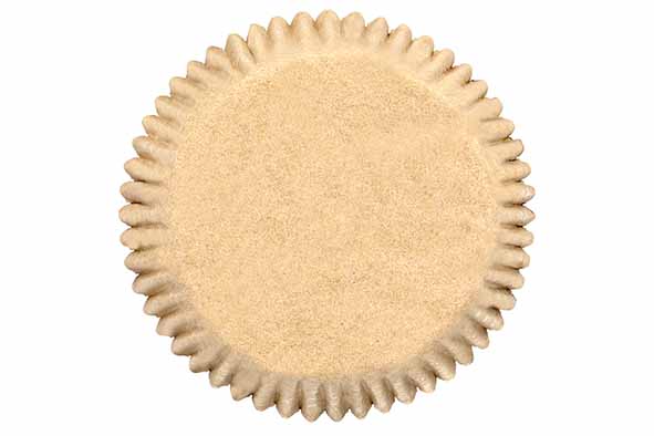 Cause We Care Craft bakvorm, papier, bruin, D7 cm x H3 cm, set van 50