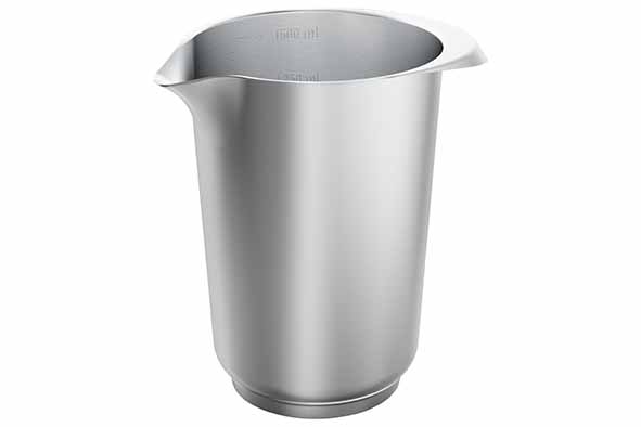 Premium Baking mengkom, roestvrijstaal, zilver, 1,5 l, 12,5 x 18 cm