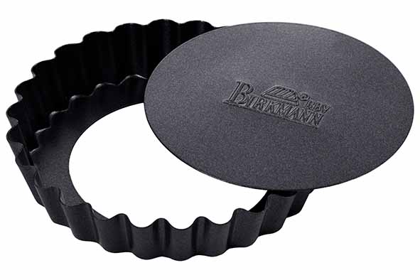 Premium Baking taartvorm 10 cm, set van 6 met losse bodem, antiaanbaklaag
