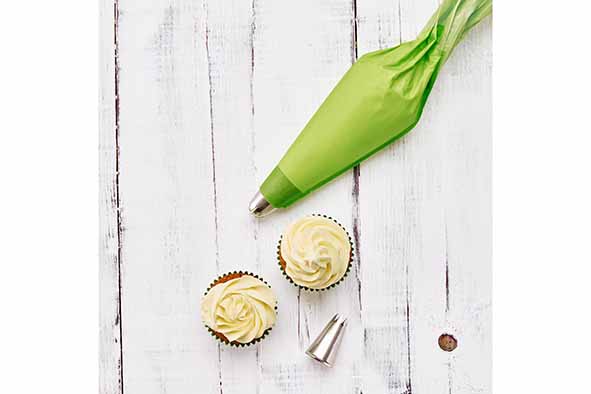 Set van 12 Easy Baking Spuitzak 2,5 l Groen Transparant 53 cm