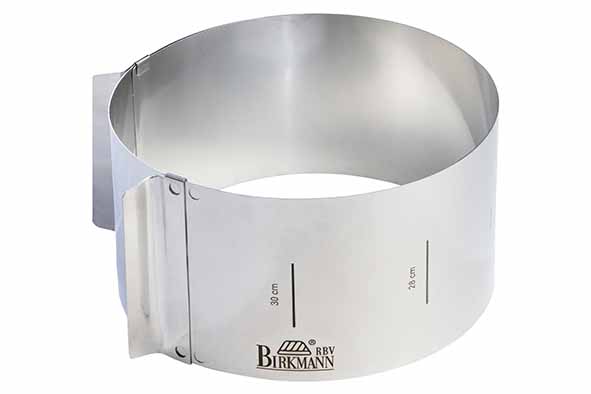 Easy Baking Tortenring, Ø 18 - 30 x 10 cm, mit Größenangabe