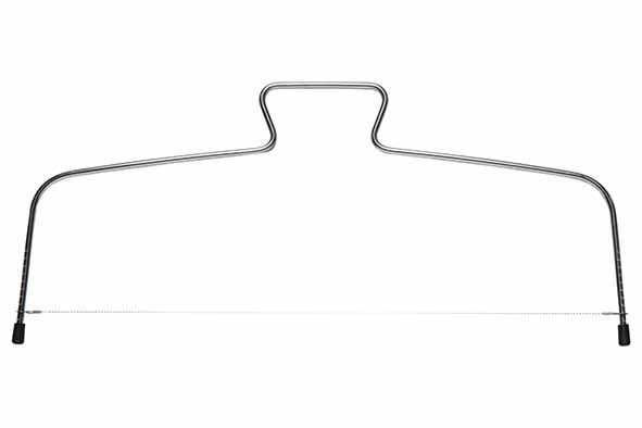 Easy Baking cakemsnijder 43 x 17 x 0,5 cm, roestvrij staal, zilver