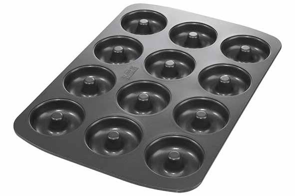 Easy Baking bakplaat voor 12 mini-donuts 7 cm 39 x 27 x 3 cm antiaanbaklaag