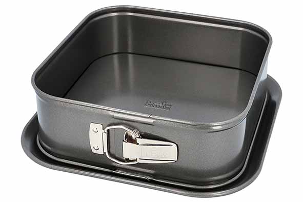 Easy Baking springvorm vierkant 24 x 24 x H 8 cm anti-aanbak