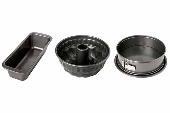 Easy Baking bakvorm set van 3 springvorm - tulband - cakevorm