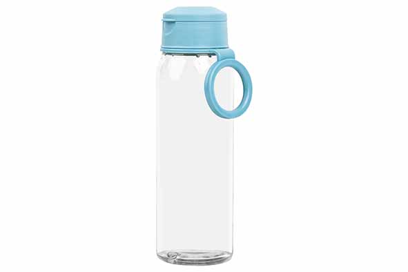 Amuse drinkfles lichtblauw 500 ml Tritan Ø 6,5 x 21,5 cm