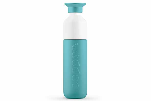 Isoleerfles 350 ml, lichtblauw, 6,5 x 24 cm