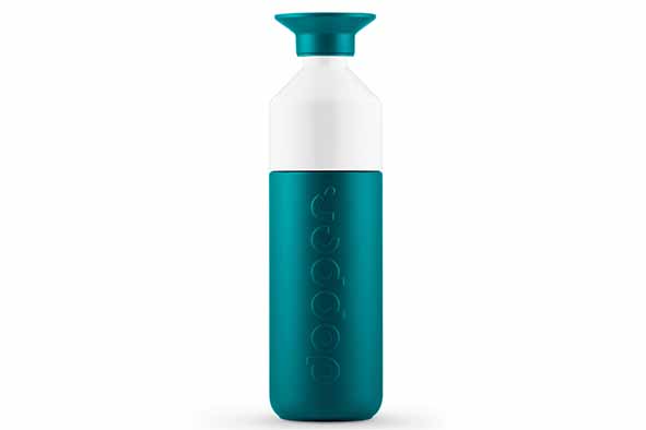 Isoleerfles 580 ml, steenblauw, 7,5 x 26,5 cm