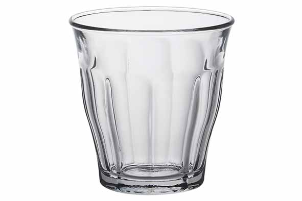 Set van 6 tumblers Picardie, 90 ml, glas, transparant, 6,5 x 6,5 x 6,7 cm