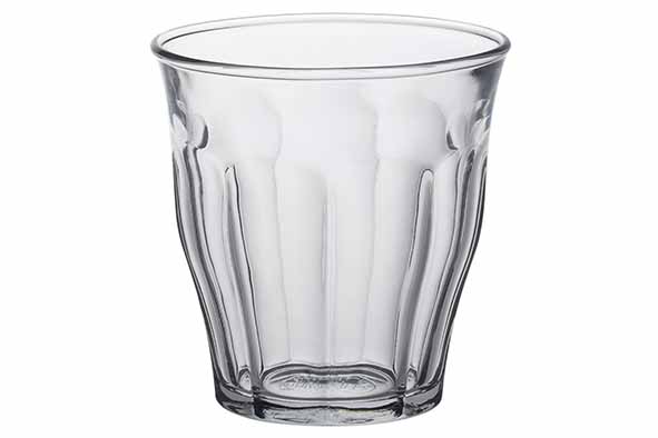 Set van 6 Picardie Tumbler 0,13 l Glas Transparant 6,9 x 6,9 x 7,2 cm