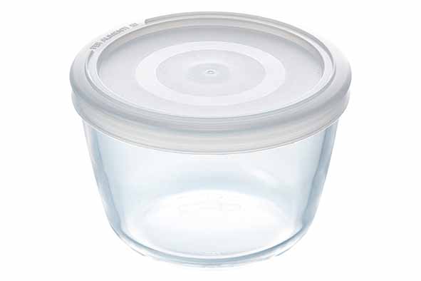 Cook & Freeze ovenschotel rond 0,6 l met kunststof deksel