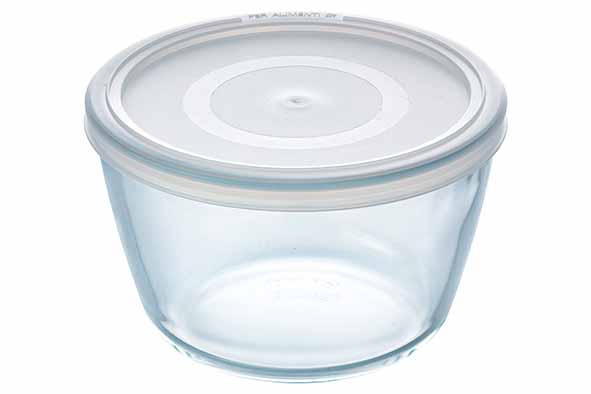 Cook & Freeze ovenschotel rond 1,1 l 15 x 15 x H 9 cm met kunststof deksel