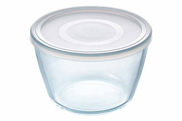 Cook & Freeze ovenschotel rond 1,6 l 16 x 16 x H 11 cm met kunststof deksel