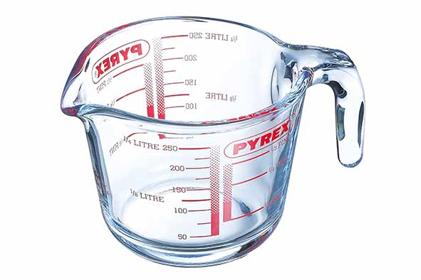 Classic measuring jug 0.25 l 13.3 x 9.3 x H8 cm