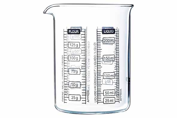 Kitchen Lab maatbeker 0,25 l, Ø 8,4 x h 10 cm