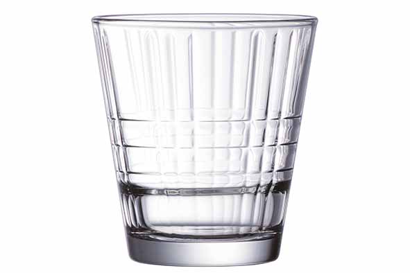 Stackup Cross tumbler transparant 260 ml set van 6