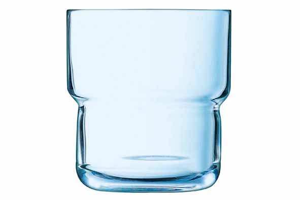 Log tumbler ice blue 22 cl set of 6