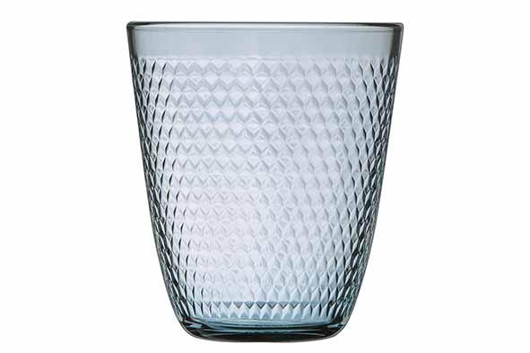 Pampille Colors tumbler blue 31 cl, set of 6