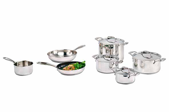 Classic set van 11, kookpot en braadpan