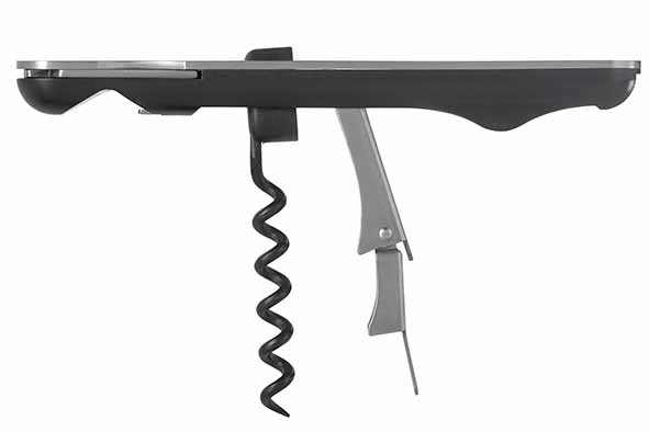 Pushpull tire-bouchon 15 x 2,1 x 1,6 cm synthétique et acier inoxydable