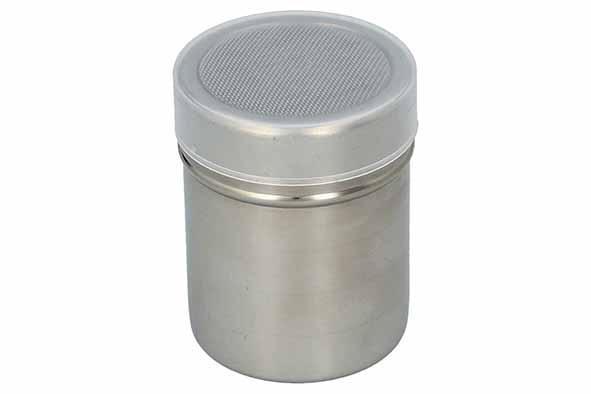 Bakers Best suikerstrooier, Ø 6 cm, hoogte 8 cm, zilver