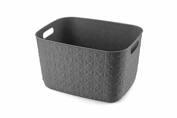 Softex opbergmand L 19 l antraciet 38,5 x 29,2 x 22,2 cm