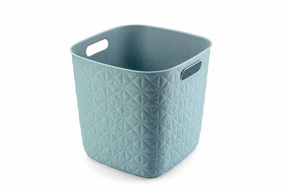 Softex opbergmand cube 15 l, teal blue, 27.9 x 27.9 x 26.9 cm